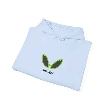 Stay Weird Alien Hoodie – Funny Unisex Sweatshirt for Friends