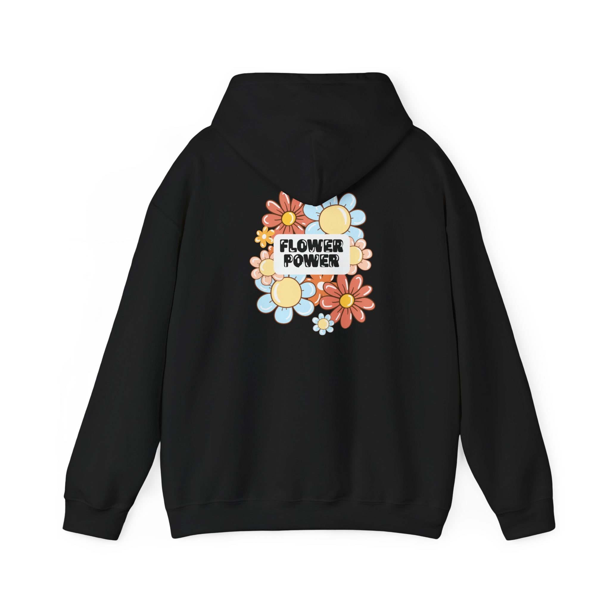 Flower Power Unisex Hoodie eco-friendly boho sweatshirt