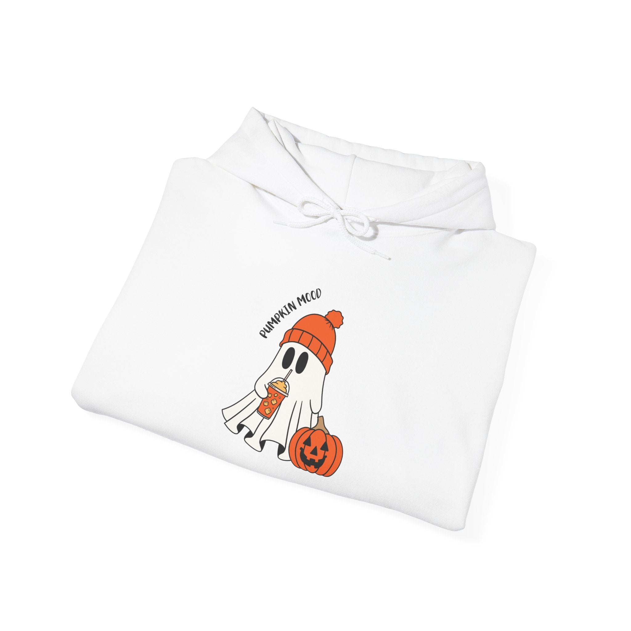 Halloween Ghost Hoodie – Cozy Unisex Sweatshirt for Trick-or-Treat