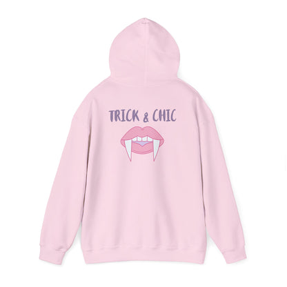 Spooky Chic Hooded Sweatshirt – Cozy Unisex Halloween Hoodie