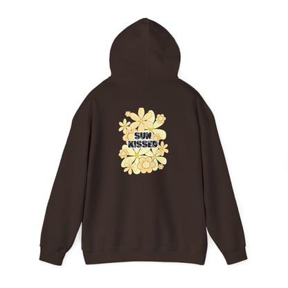 Sun Kissed Floral Hoodie – Cozy Unisex Hooded Sweatshirt,
