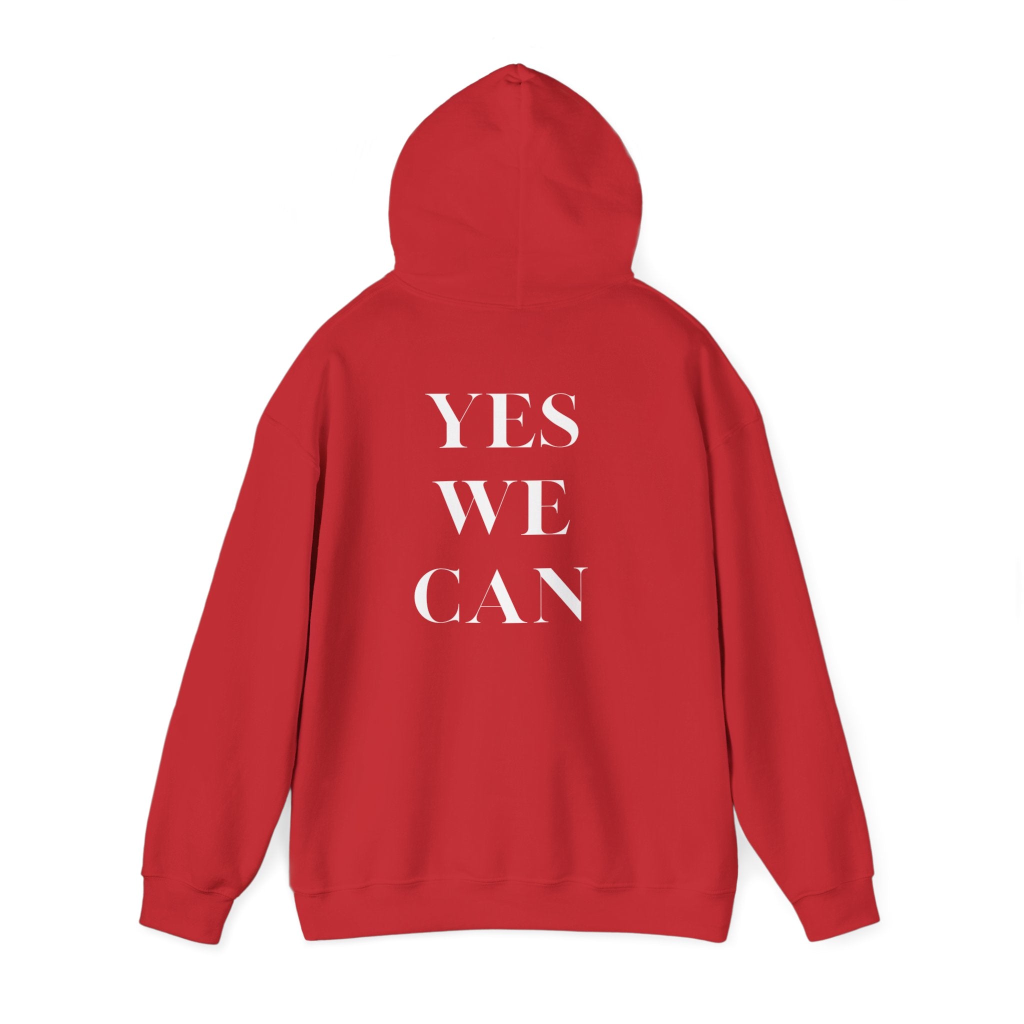 Yes We Can Unisex Hoodie motivational statement sweatshirt gift