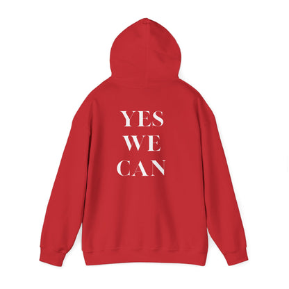 Yes We Can Unisex Hoodie motivational statement sweatshirt gift