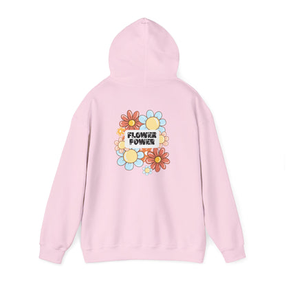 Flower Power Unisex Hoodie eco-friendly boho sweatshirt