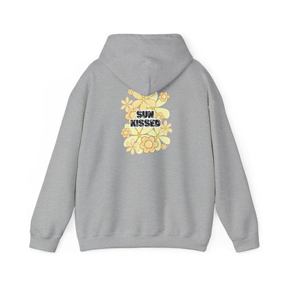 Sun Kissed Floral Hoodie – Cozy Unisex Hooded Sweatshirt,