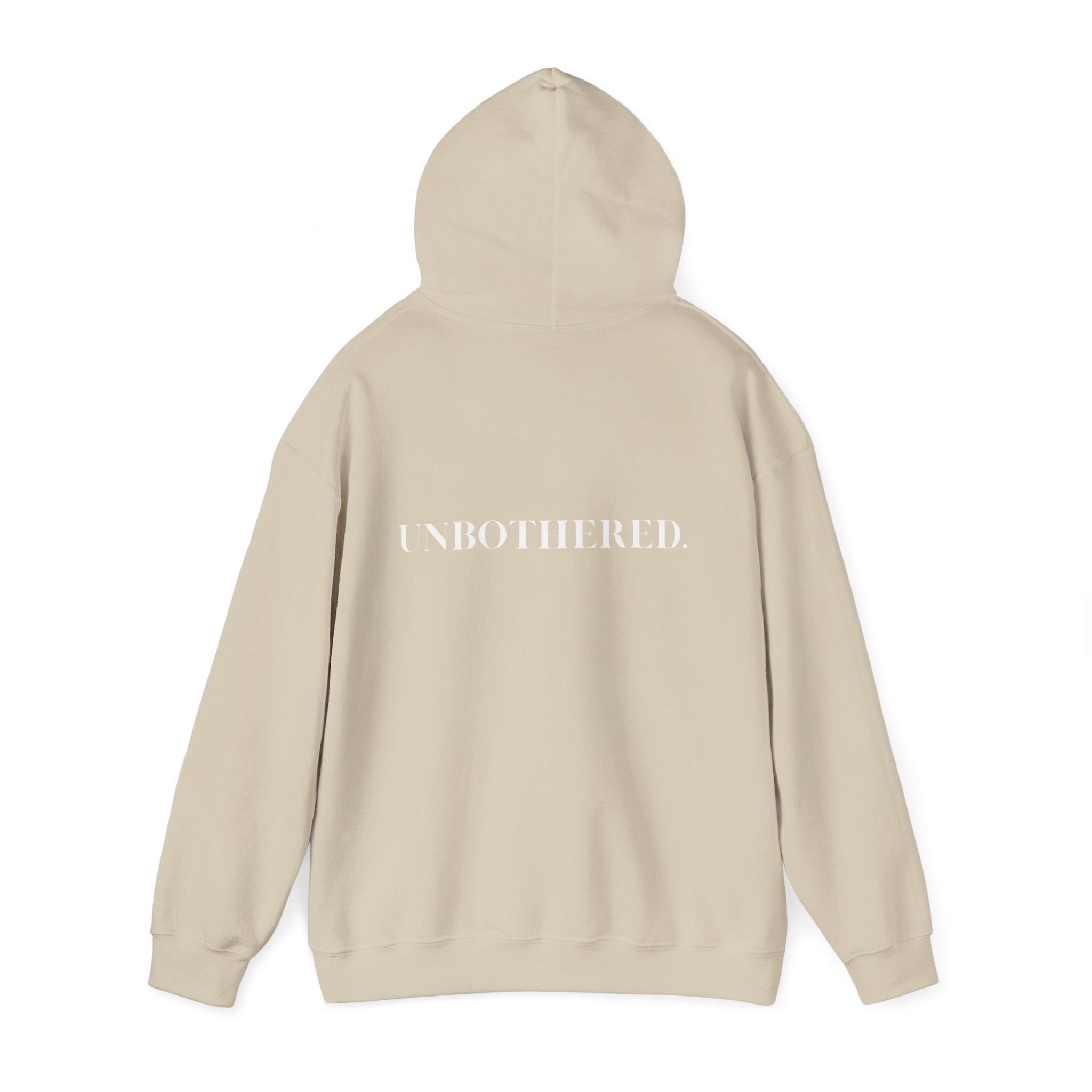 Unbothered Hoodie – cozy streetwear statement sweatshirt for relaxation