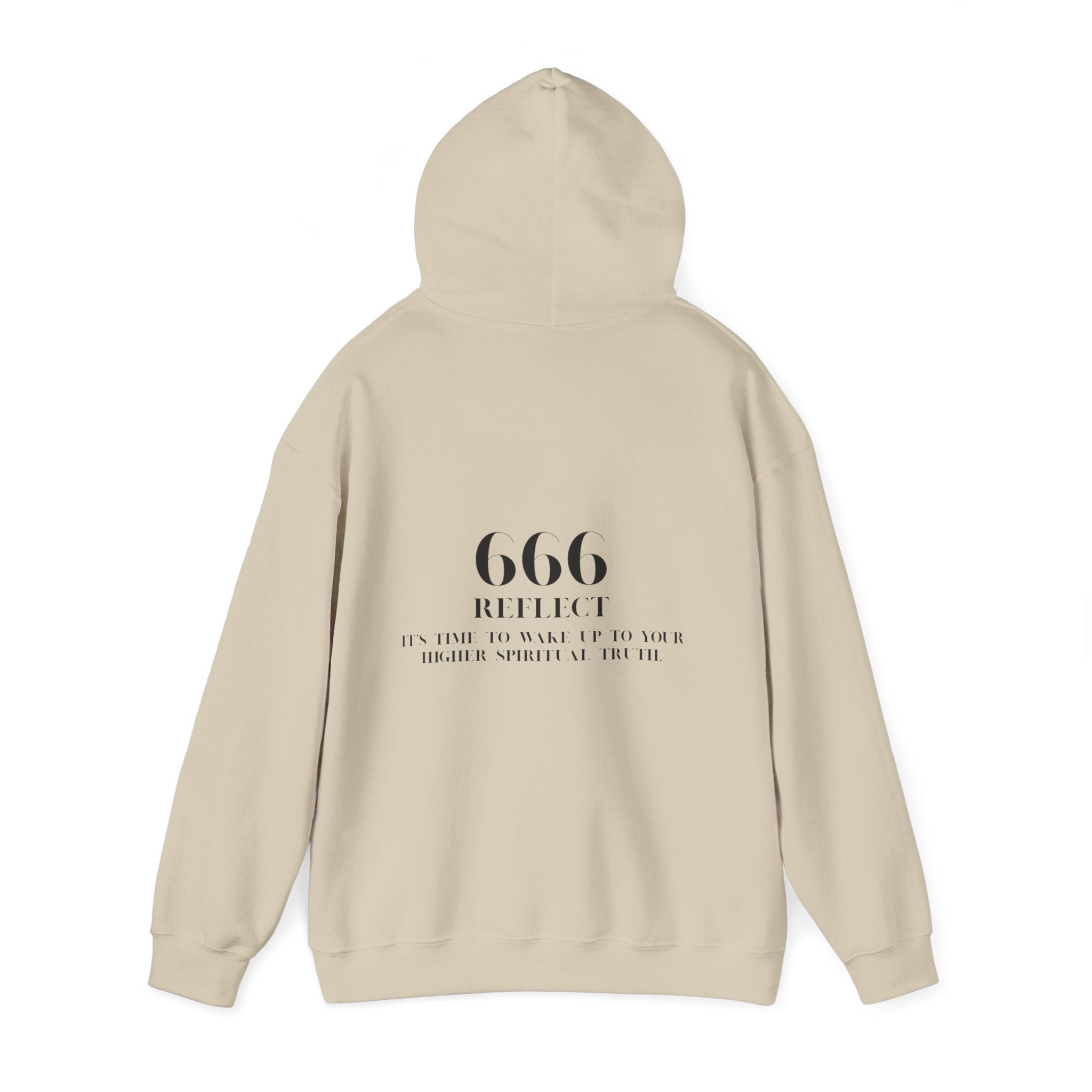 Spiritual Reflection Hoodie – cozy unisex sweatshirt for mindful living and spiritual seekers