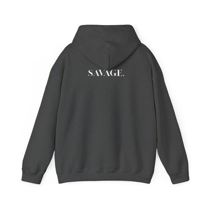 Savage Unisex Heavy Blend Hoodie – bold streetwear for confident comfort