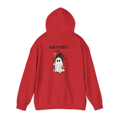 Witch Vibes Hoodie – Cozy Unisex Sweatshirt for Halloween & Fall