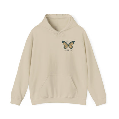 Grace in Growth Hoodie unisex butterfly motivational sweatshirt