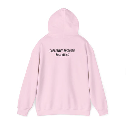 Adulthood Hoodie funny unisex sweatshirt for everyday wear and relaxation