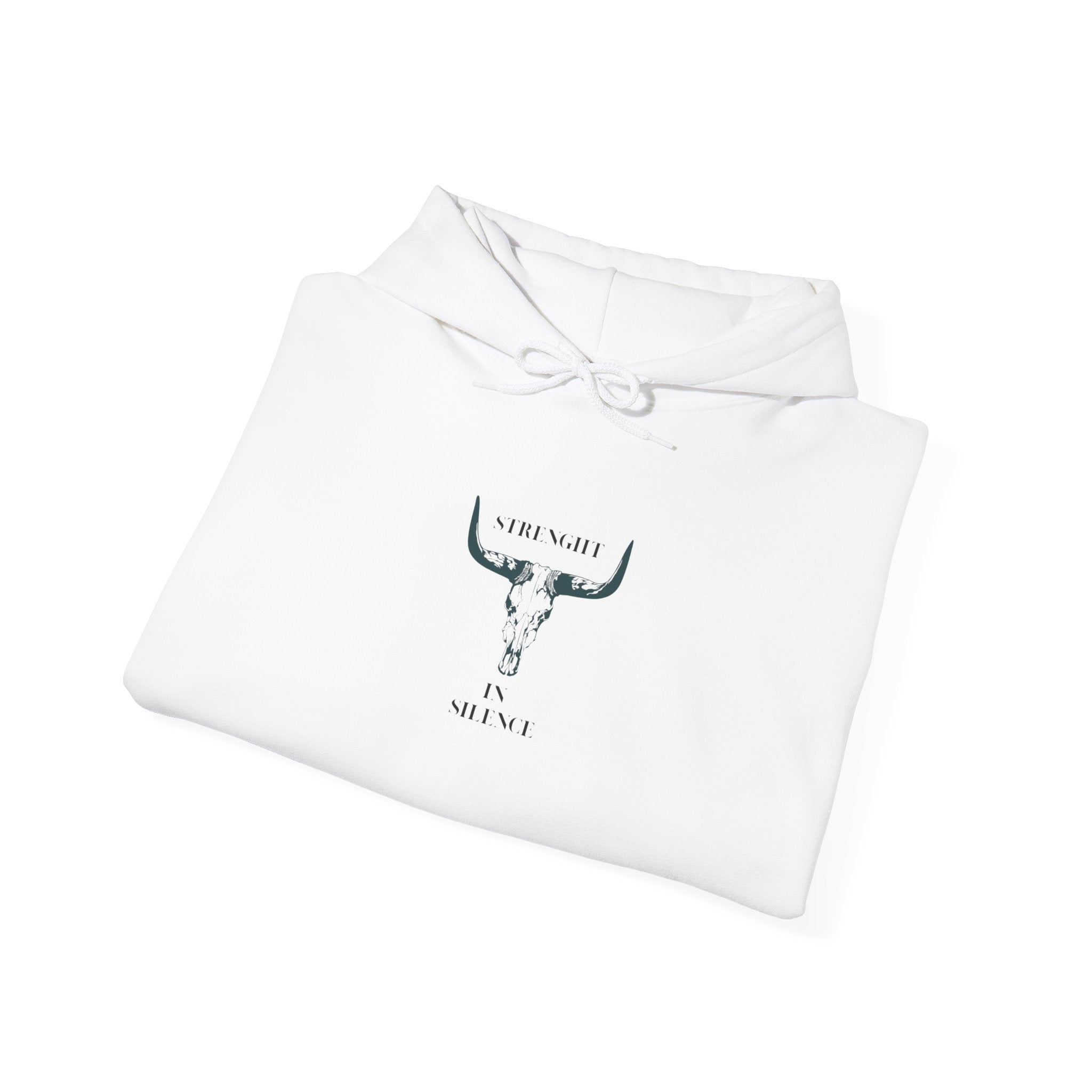 Boho Bull Skull Hoodie unisex western sweatshirt for cow lovers