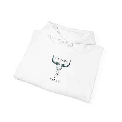 Boho Bull Skull Hoodie unisex western sweatshirt for cow lovers