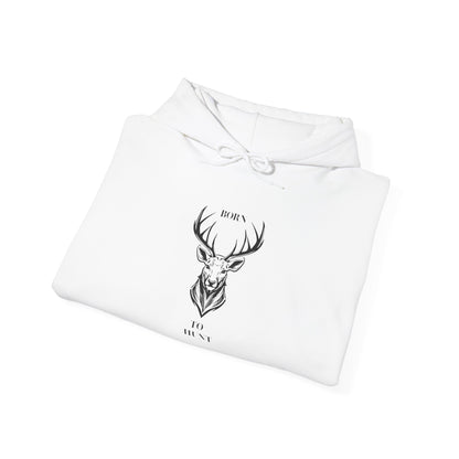 Born to Hunt Hoodie with Deer Design for Outdoor and Nature Lovers