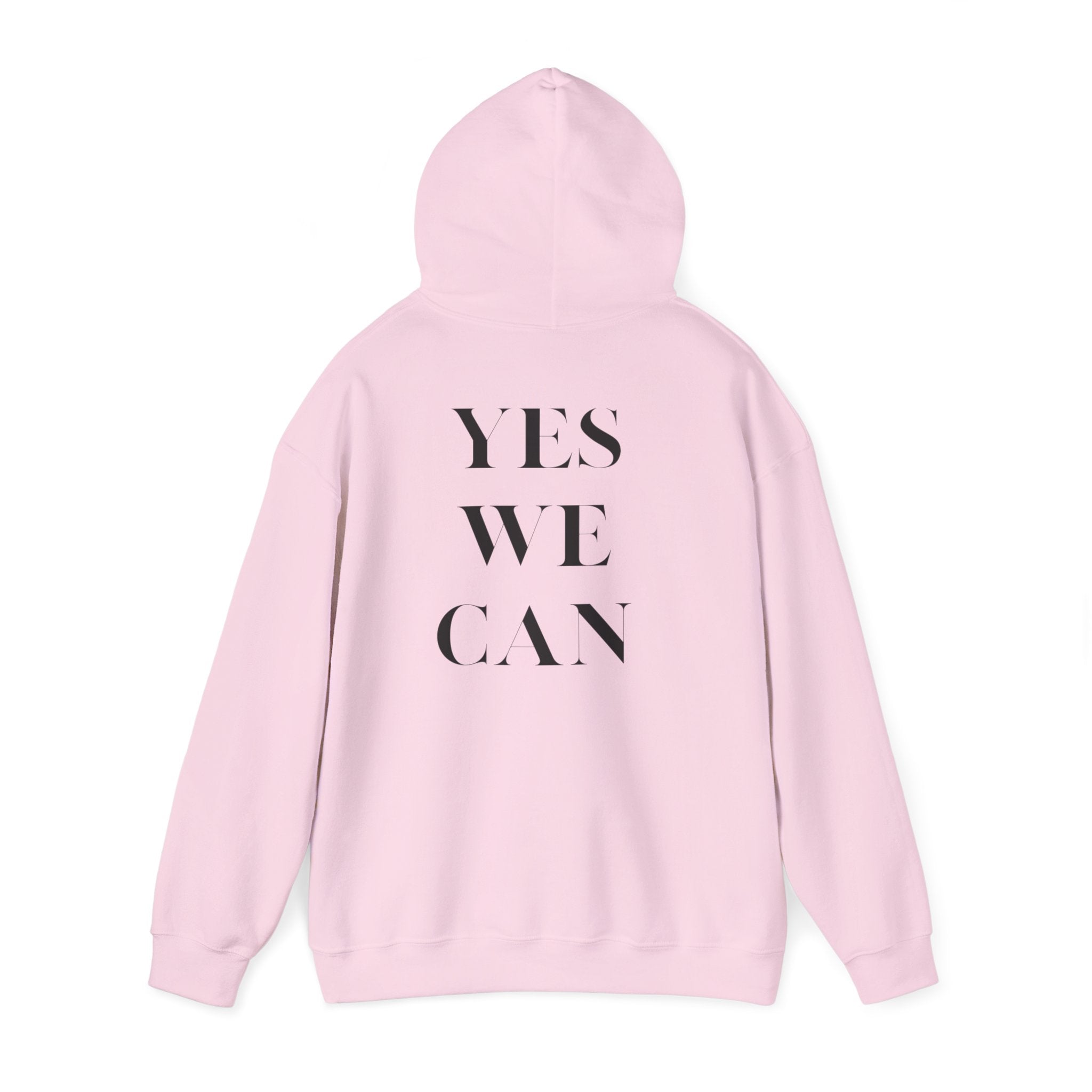 YES WE CAN Unisex Hoodie motivational statement sweatshirt gift