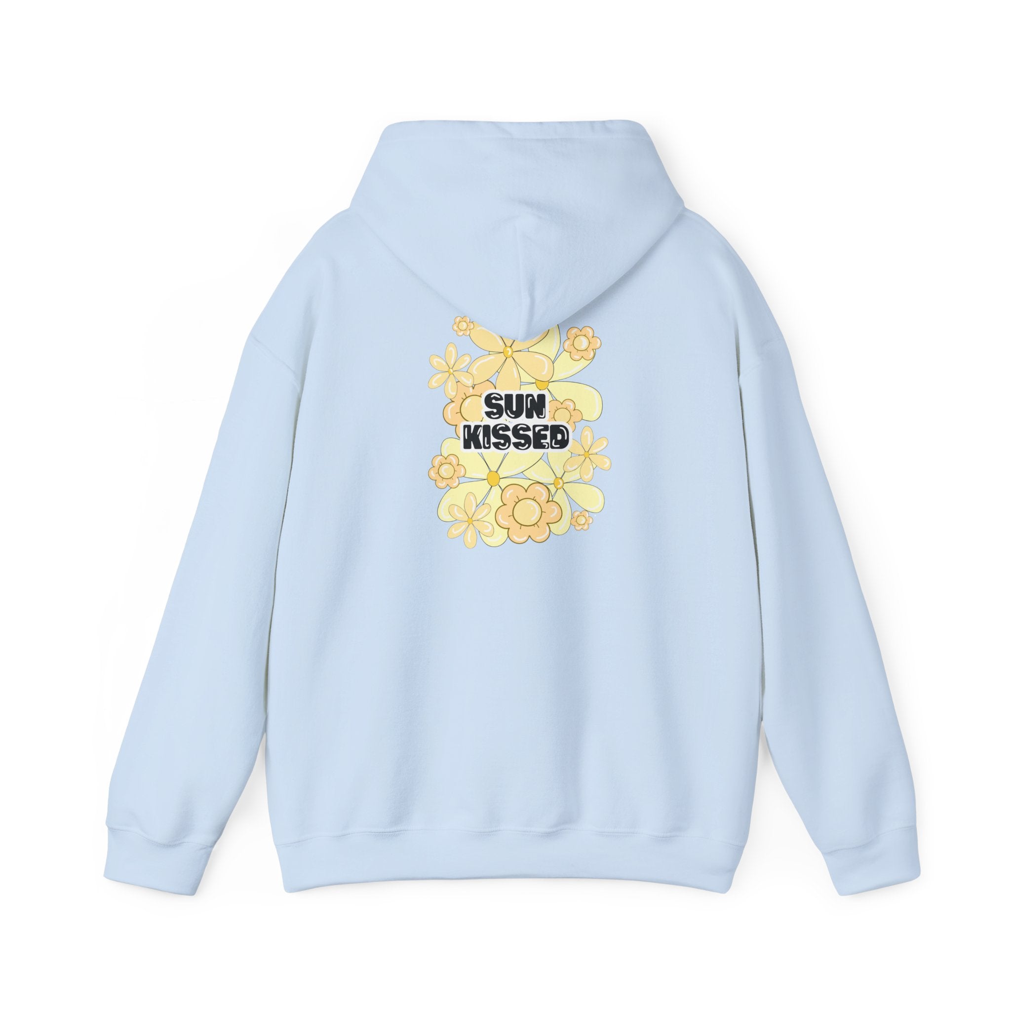 Sun Kissed Floral Hoodie – Cozy Unisex Hooded Sweatshirt,