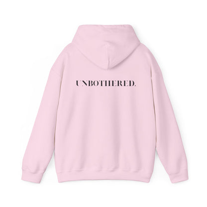 Unbothered Vibes Hoodie – cozy unisex sweatshirt for relaxation