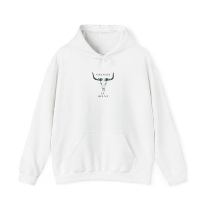 Boho Bull Skull Hoodie unisex western sweatshirt for cow lovers
