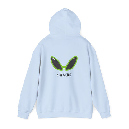 Stay Weird Alien Hoodie – Funny Unisex Sweatshirt for Friends