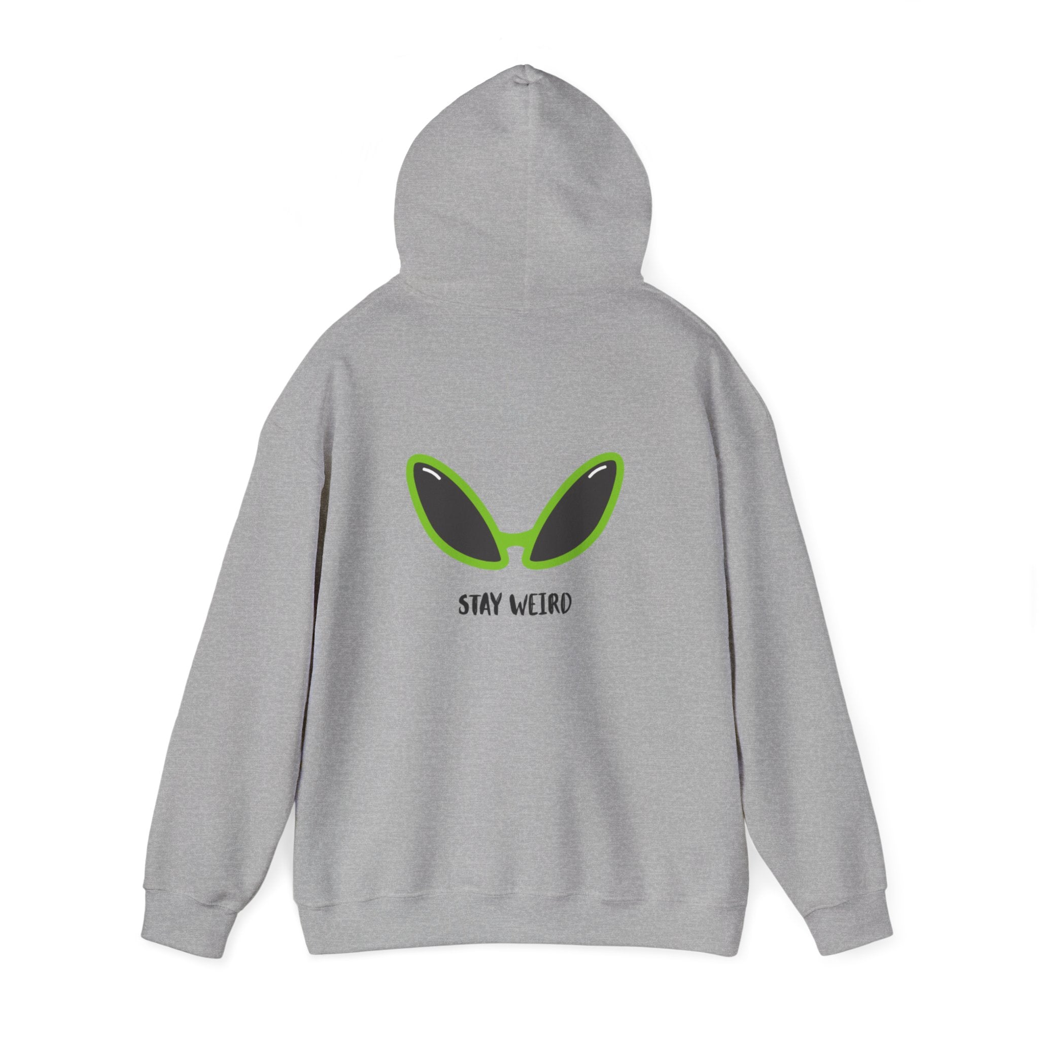 Stay Weird Alien Hoodie – Funny Unisex Sweatshirt for Friends