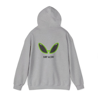 Stay Weird Alien Hoodie – Funny Unisex Sweatshirt for Friends