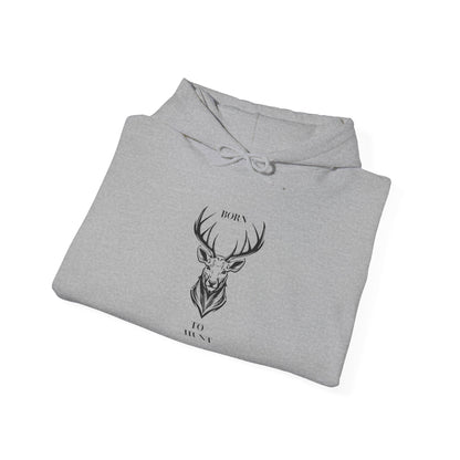 Born to Hunt Hoodie with Deer Design for Outdoor and Nature Lovers