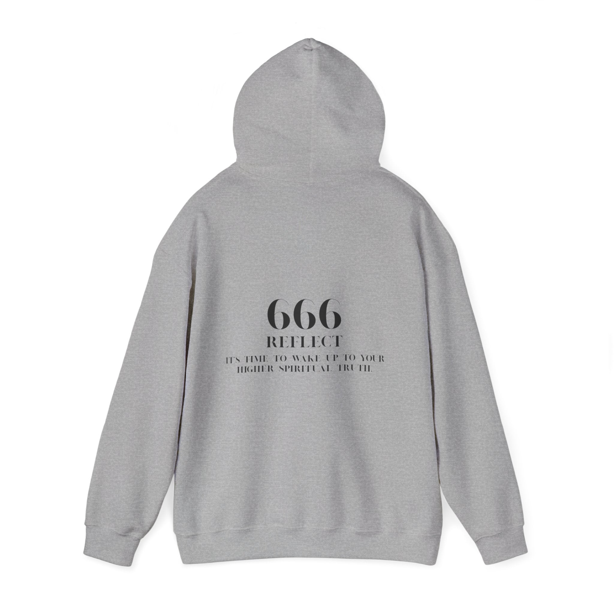 Spiritual Reflection Hoodie – cozy unisex sweatshirt for mindful living and spiritual seekers