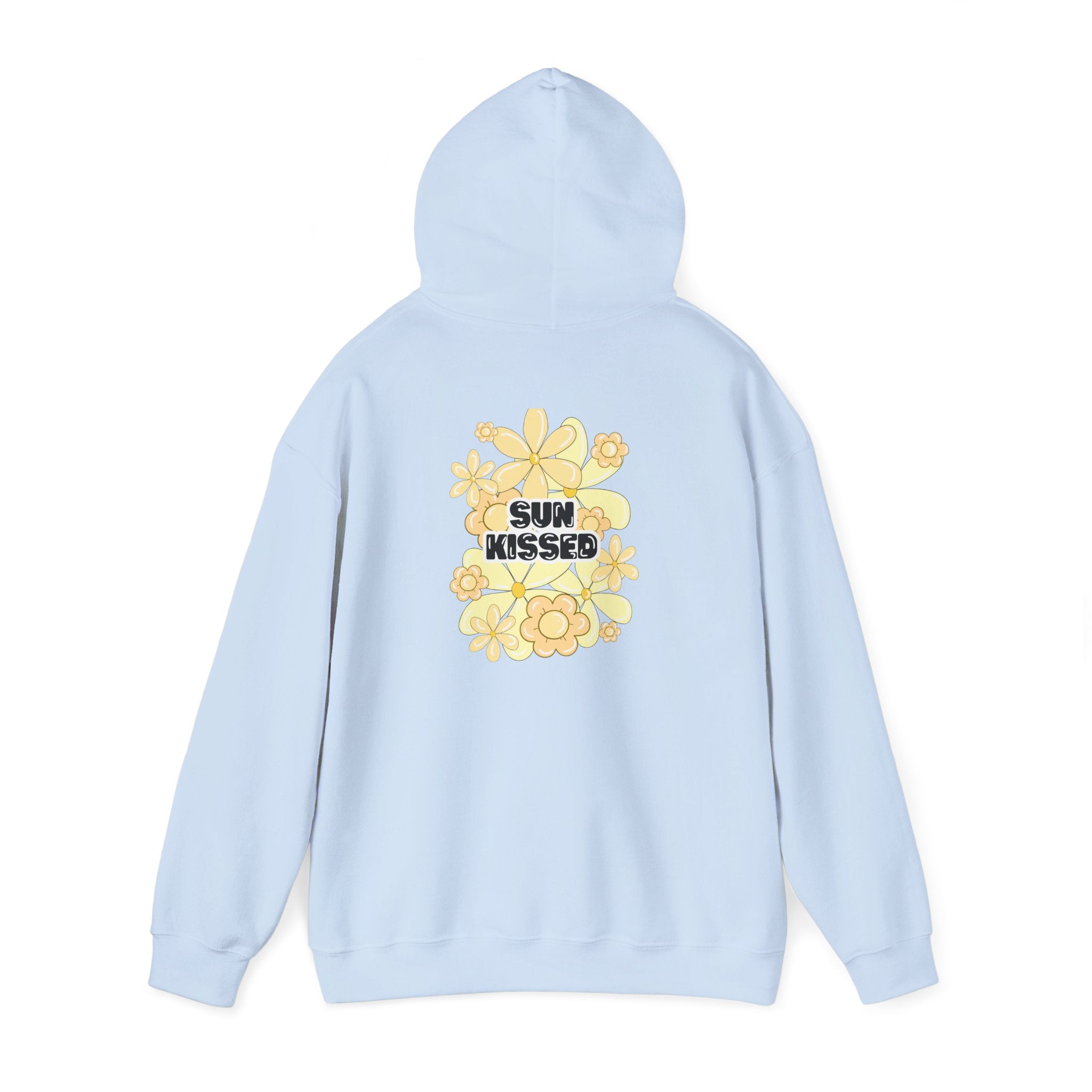Sun Kissed Floral Hoodie – Cozy Unisex Hooded Sweatshirt,