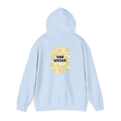 Sun Kissed Floral Hoodie – Cozy Unisex Hooded Sweatshirt,