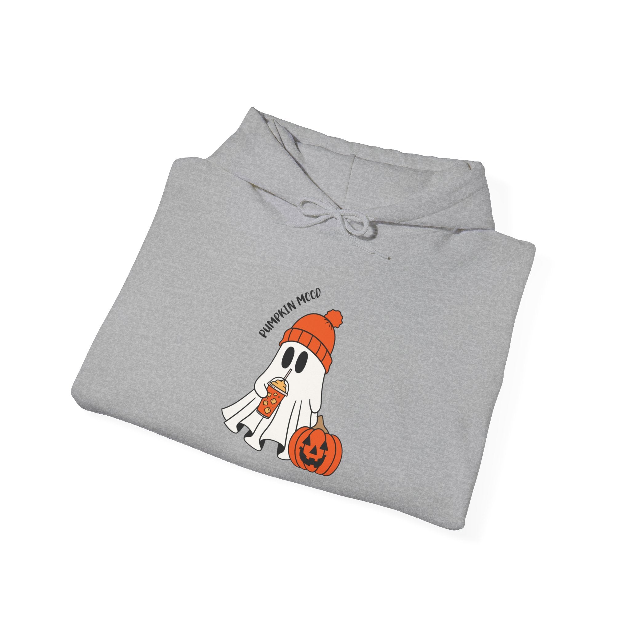 Halloween Ghost Hoodie – Cozy Unisex Sweatshirt for Trick-or-Treat