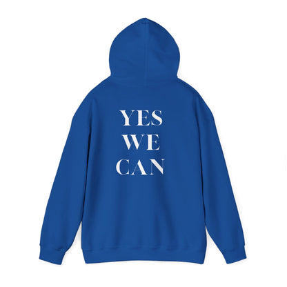 Yes We Can Unisex Hoodie motivational statement sweatshirt gift