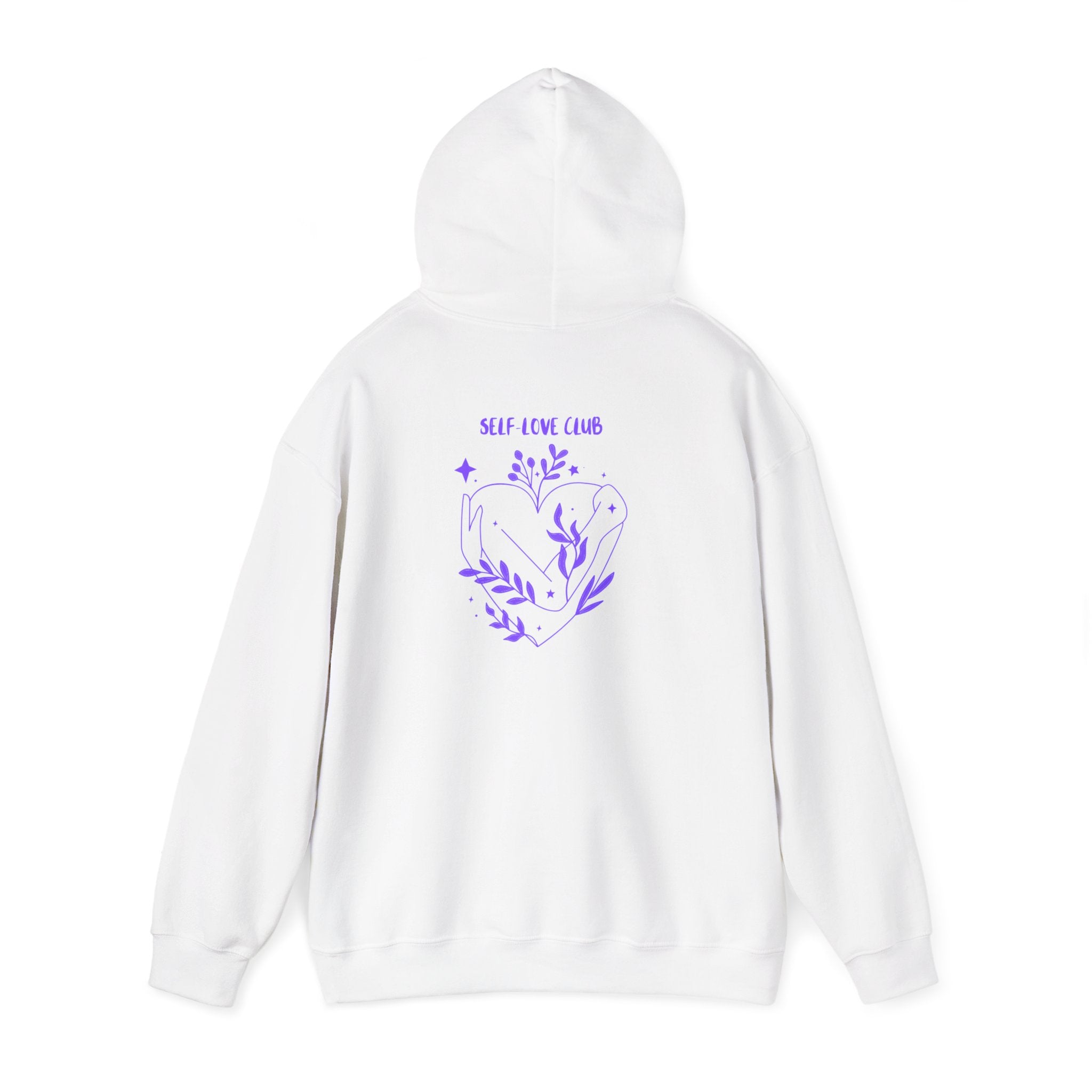 Floral Heart Hoodie cozy unisex sweatshirt for nature lovers