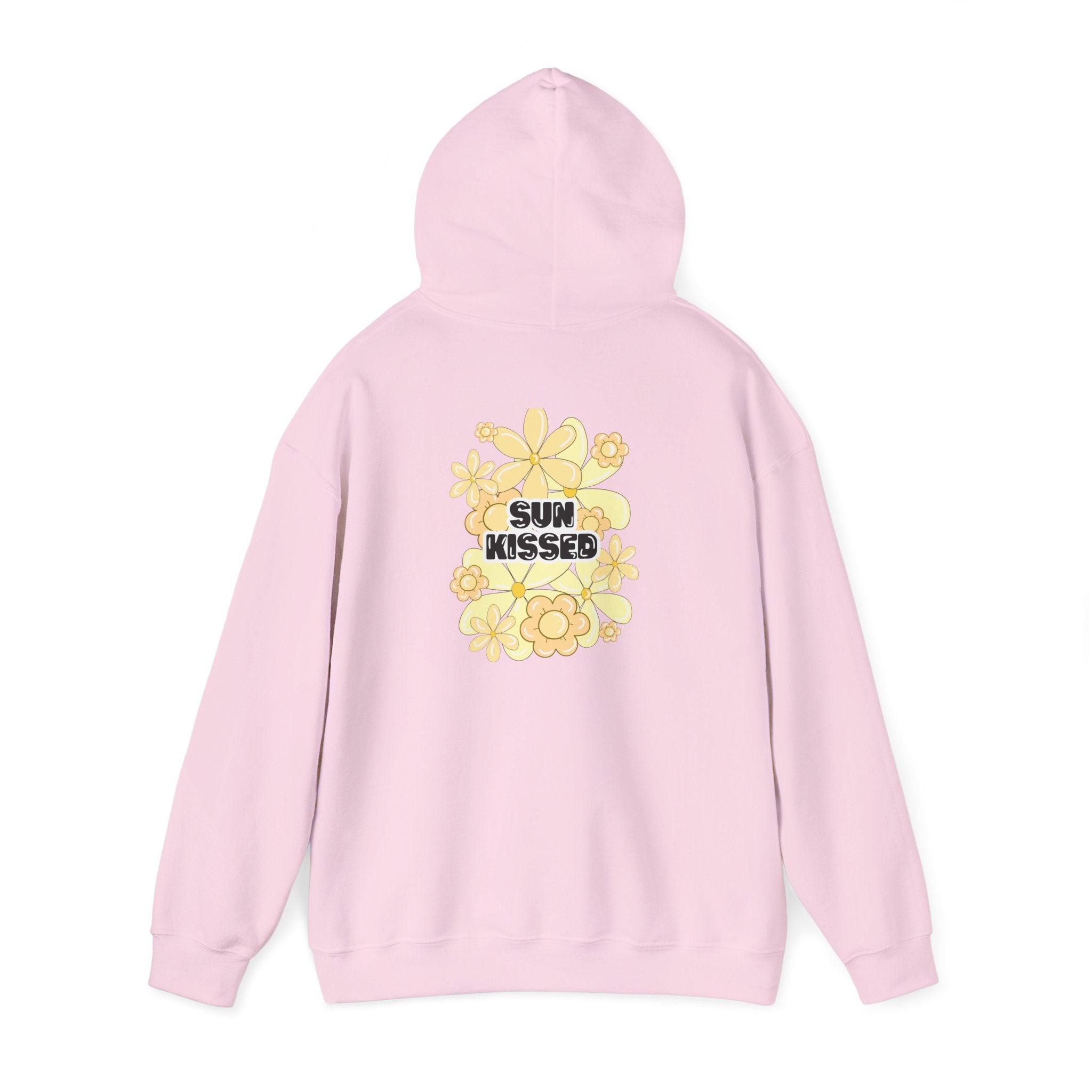 Sun Kissed Floral Hoodie – Cozy Unisex Hooded Sweatshirt,