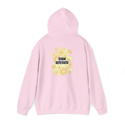 Sun Kissed Floral Hoodie – Cozy Unisex Hooded Sweatshirt,