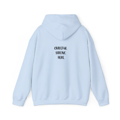 Grateful Strong Unisex Hoodie – motivational sweatshirt gift