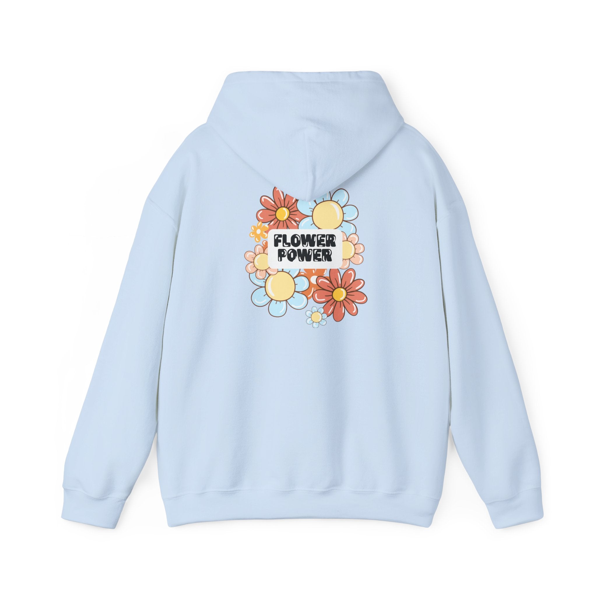 Flower Power Unisex Hoodie eco-friendly boho sweatshirt