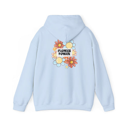Flower Power Unisex Hoodie eco-friendly boho sweatshirt