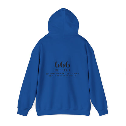 Spiritual Reflection Hoodie – cozy unisex sweatshirt for mindful living and spiritual seekers